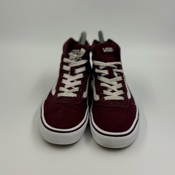 Vans burgundy sk8 hi women’s size 6 - Picture 3 of 6